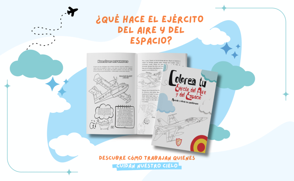 Colorea tu ejército del aire y del espacio